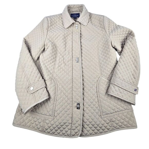 Mackintosh Jackets & Blazers - Mackintosh Women's Quilted Tan Jacket Size L